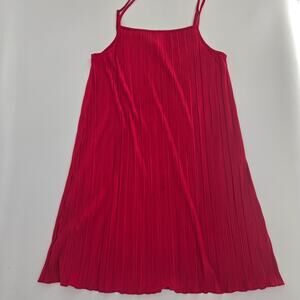 Abound Cocktail Dress - Slip Dress Square Neckline Sleeveless, Red, Size S